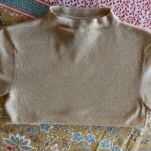 The‎ Limited Tan Women's mock Turtleneck top